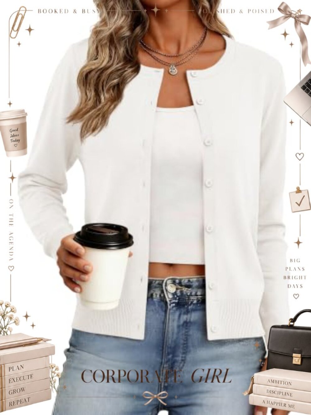 Button Up Cardigan Sweater Women Lightweight Knit Fall Layering